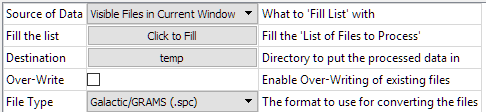 The Batch File Conversion tool