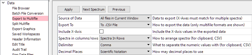 The Export to Multi-File tool