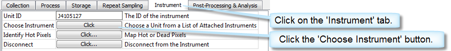 Choosing which instrument to use